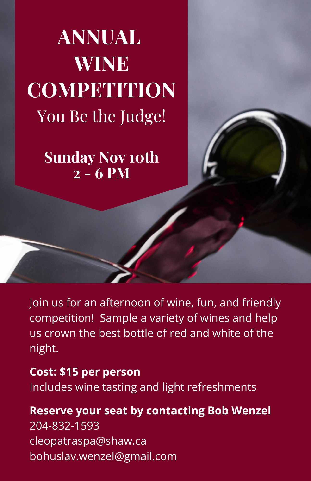 Wine Tasting Competition